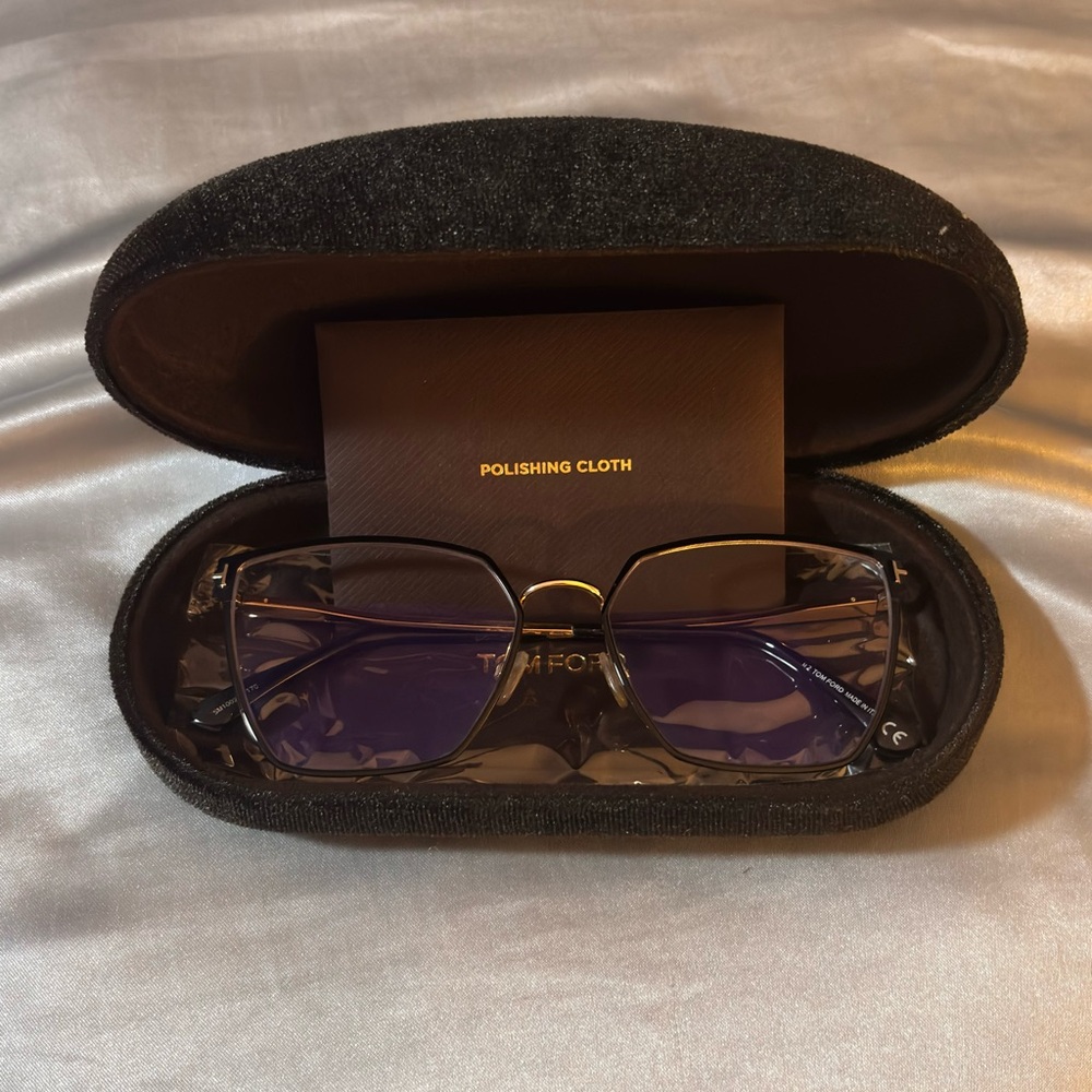 Tom Ford Women's Glasses in Black and Gold